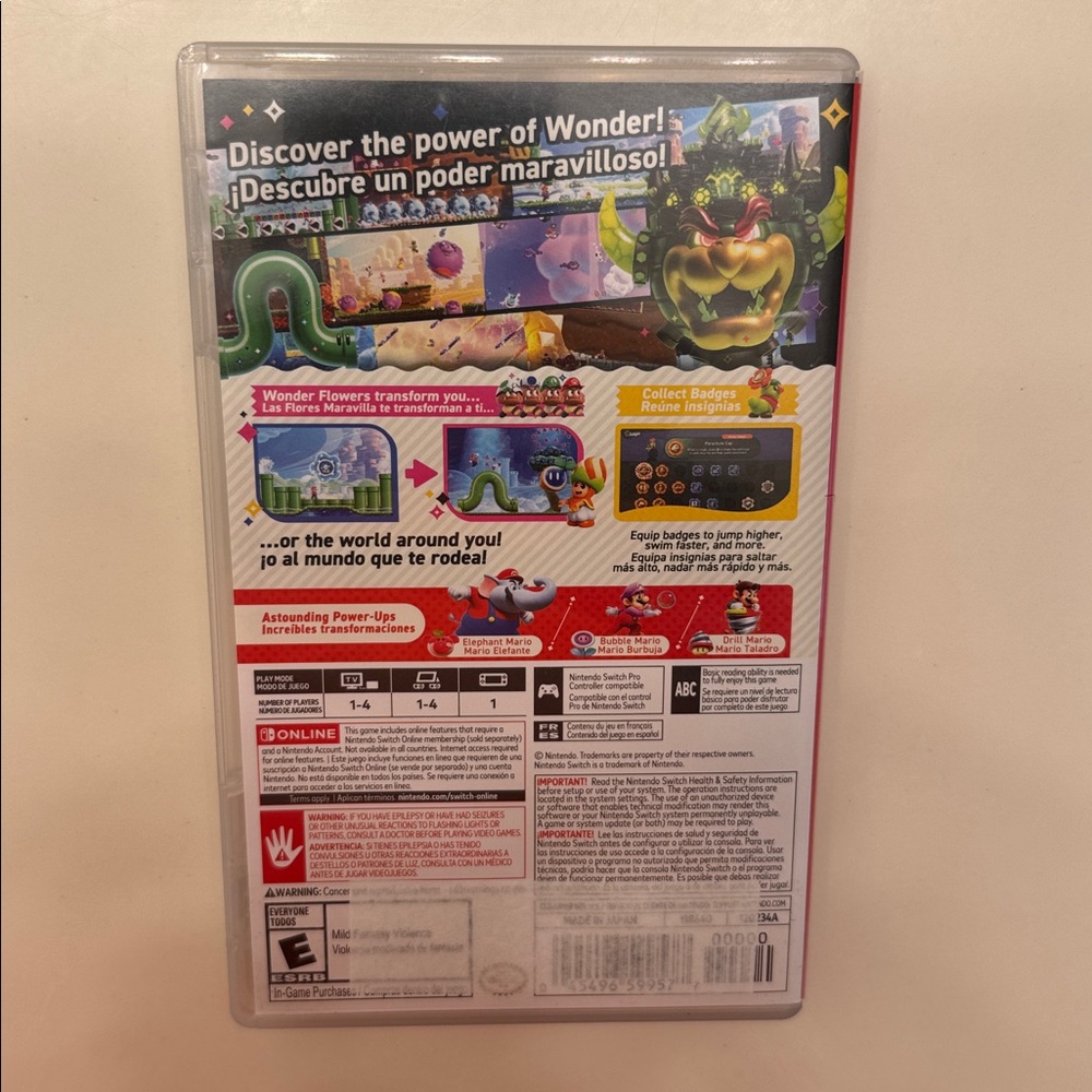 Super Mario Bros Wonder - Nintendo Switch - Picture 6 of 7